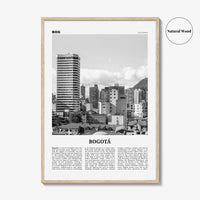 Bogota Print Black and White No 2, Bogota Wall Art, Bogota Poster, Bogota Photo, Bogota Wall Decor, City Print, Bogota, Colombia