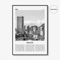 Bogota Print Black and White No 2, Bogota Wall Art, Bogota Poster, Bogota Photo, Bogota Wall Decor, City Print, Bogota, Colombia