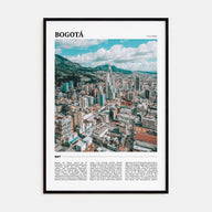 Bogotá Travel Color Poster