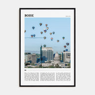 Boise Travel Color No 2 Poster