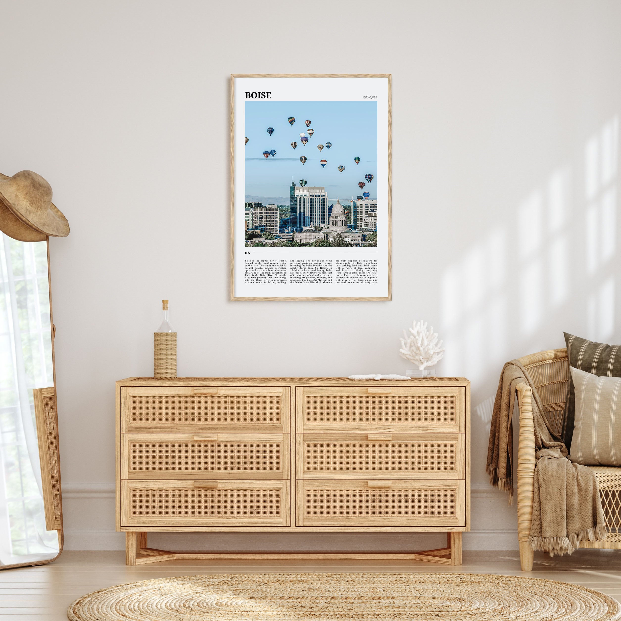 Boise Travel Color No 2 Poster