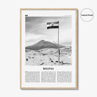 Bolivia Print Black and White, Bolivia Wall Art, Bolivia Poster, Bolivia Photo, Sucre, La Paz, Santa Cruz de Sierra, South America