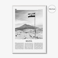 Bolivia Print Black and White, Bolivia Wall Art, Bolivia Poster, Bolivia Photo, Sucre, La Paz, Santa Cruz de Sierra, South America