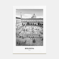 Bologna Portrait B&W No 1 Poster