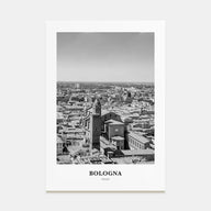 Bologna Portrait B&W No 2 Poster