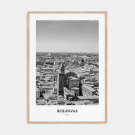 Bologna Portrait B&W No 2 Poster