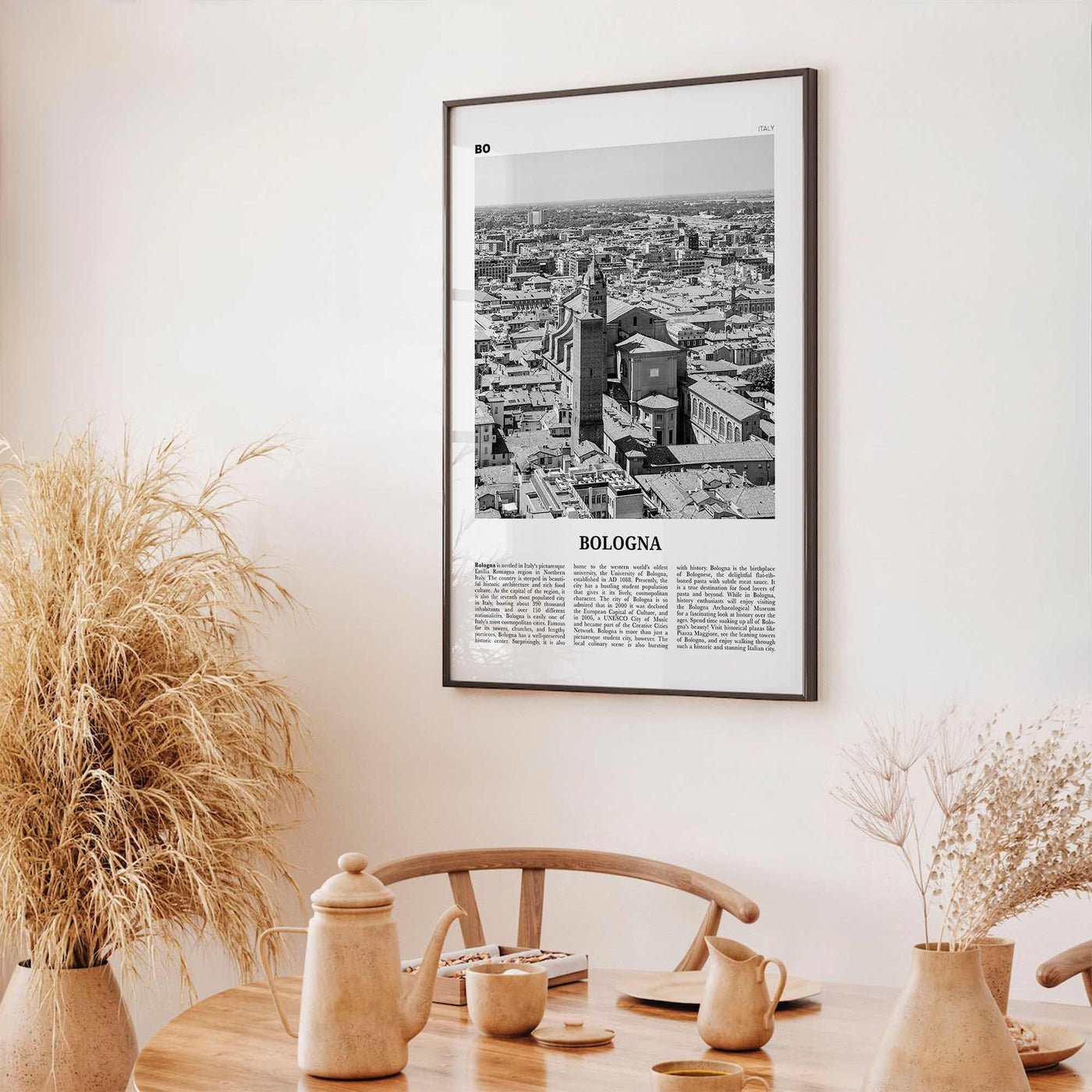 Bologna Print Black and White No 2, Bologna Wall Art, Bologna Poster, Bologna Photo, Bologna Wall Decor, Bononia, Italy, Italia, Europe