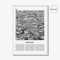 Bolzano Print Black and White, Bolzano Wall Art, Bolzano Poster, Bolzano Photo, Bolzano Wall Décor, Travel Print, Italy, Italia, Europe