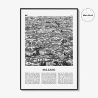 Bolzano Print Black and White, Bolzano Wall Art, Bolzano Poster, Bolzano Photo, Bolzano Wall Décor, Travel Print, Italy, Italia, Europe