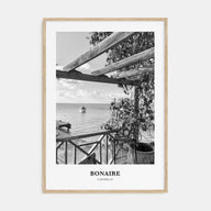 Bonaire Portrait B&W Poster