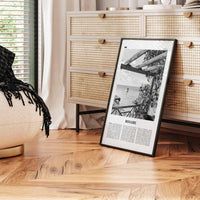 Bonaire Print Black and White, Bonaire Wall Art, Bonaire Poster, Bonaire Photo, Bonaire Decor, Boneiru, Caribbean Netherlands, Kralendijk