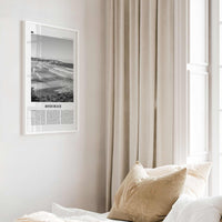 Bondi Beach Print Black and White No 2, Bondi Beach Wall Art, Bondi Beach Poster, Bondi Beach Photo, Sydney Poster Print, Australia