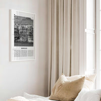 Bonifacio Print Black and White, Bonifacio Wall Art, Bonifacio Poster, Bonifacio Photo, Bonifacio, Bunifaziu, Bunifazziu, France, Corsica