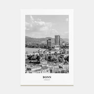 Bonn Portrait B&W Poster