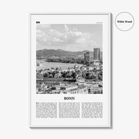 Bonn Print Black and White, Bonn Wall Art, Bonn Poster, Bonn Photo, Bonn Wall Décor, Germany, North Rhine-Westphalia, Deutschland