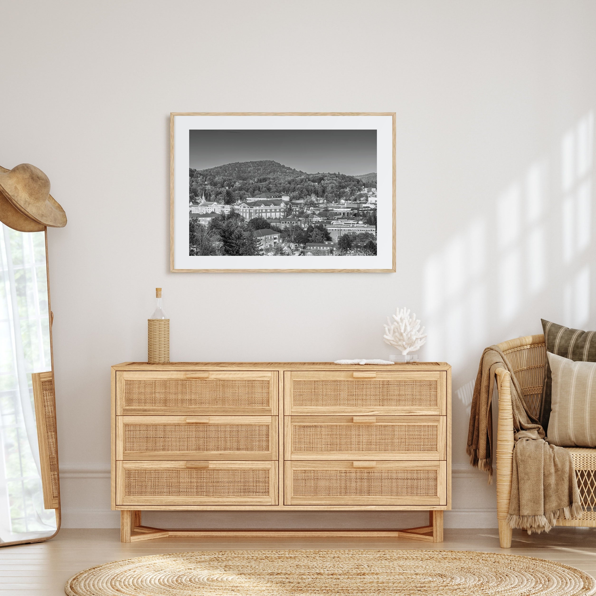 Boone Landscape B&W Poster