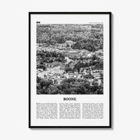 Boone Print Black and White No 1, Boone Wall Art, Boone Poster, Boone Photo, Boone Wall Décor, Boone Map, North Carolina, USA