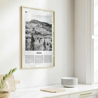 Boone Print Black and White No 2, Boone Nature Wall Art, Boone Poster, Boone Photo, Boone Wall Décor, Boone Map, North Carolina, USA