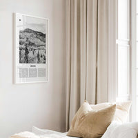 Boone Print Black and White No 2, Boone Nature Wall Art, Boone Poster, Boone Photo, Boone Wall Décor, Boone Map, North Carolina, USA