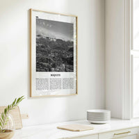 Boquete Print Black and White, Boquete Wall Art, Boquete Poster, Boquete Photo, Boquete Wall Décor, Boquete Map, Panama