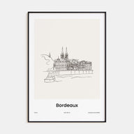 Bordeaux Drawn Poster
