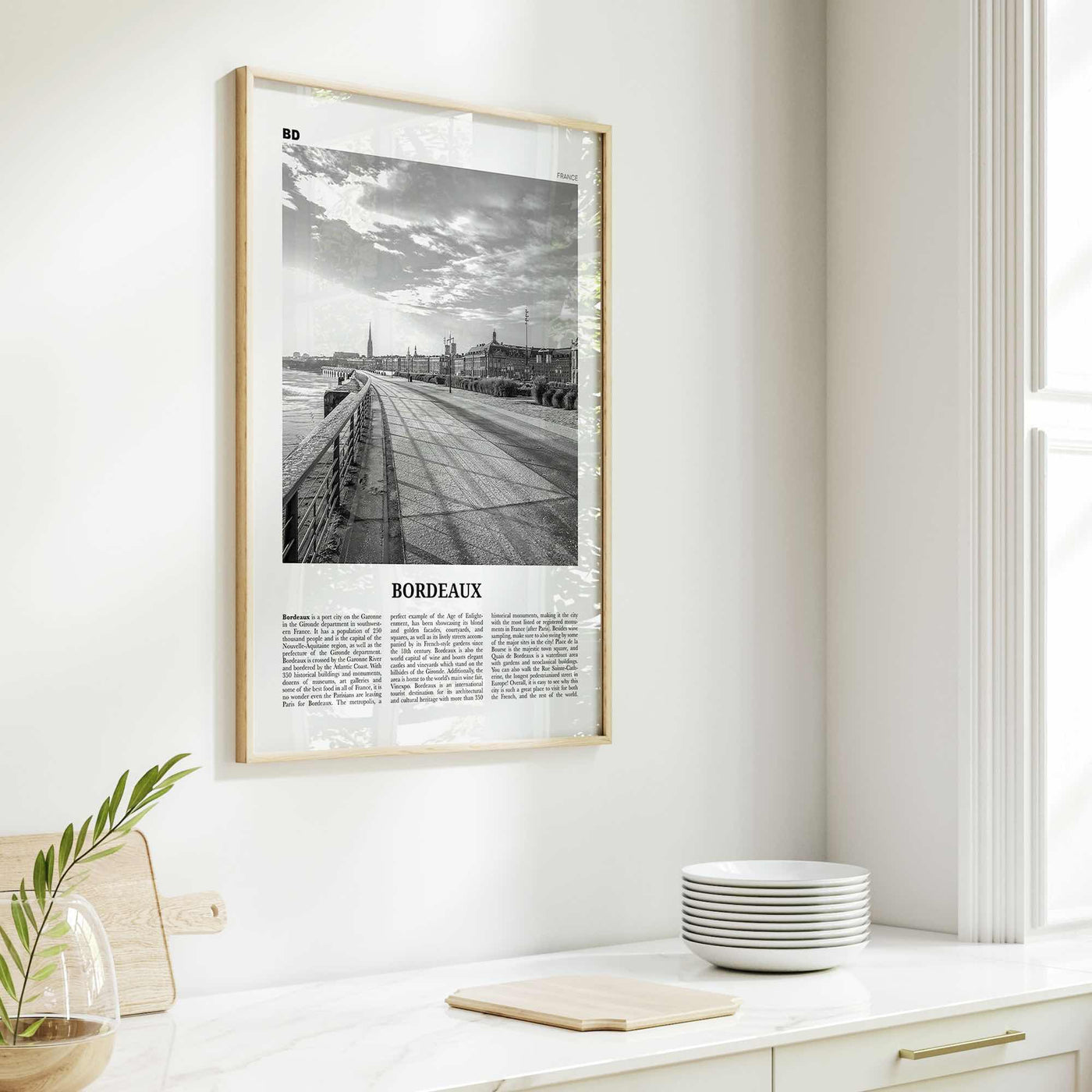 Bordeaux Print Black and White No 2, Bordeaux Wall Art, Bordeaux Poster, Bordeaux Photo, Bordeaux Wall Décor, France, Bordèu, Gironde