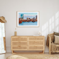Boston Landscape Color Poster