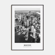 Boston Portrait B&W No 2 Poster