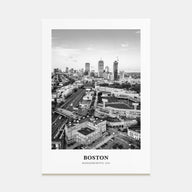 Boston Portrait B&W No 3 Poster