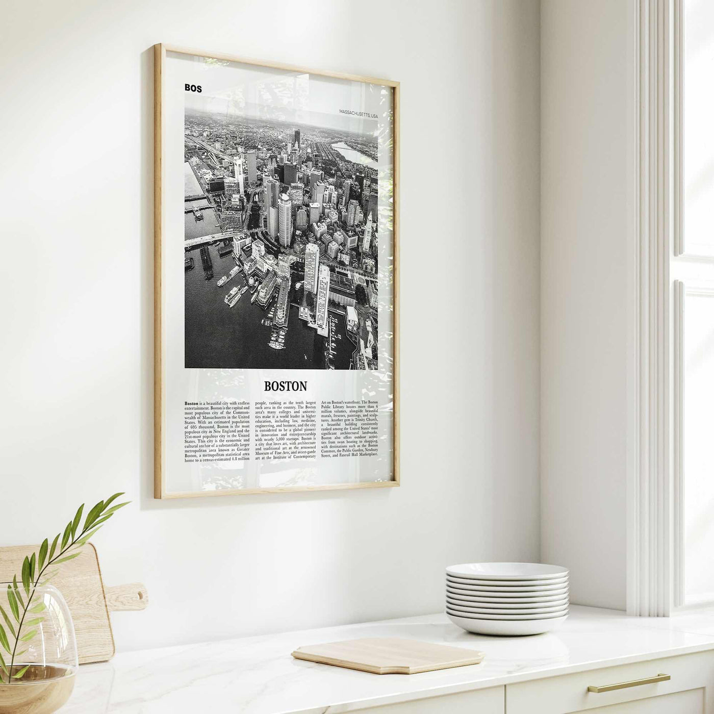 Boston Print Black and White No 1, Boston Wall Art, Boston Poster, Boston Photo, Boston Decor, Massachusetts, USA, United States, America