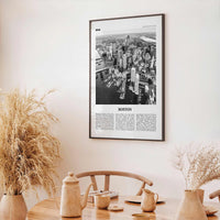 Boston Print Black and White No 1, Boston Wall Art, Boston Poster, Boston Photo, Boston Decor, Massachusetts, USA, United States, America