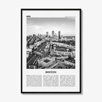 Boston Print Black and White No 3, Boston Wall Art, Boston Poster, Boston Photo, Boston Decor, Massachusetts, USA, United States, America