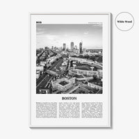 Boston Print Black and White No 3, Boston Wall Art, Boston Poster, Boston Photo, Boston Decor, Massachusetts, USA, United States, America