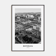 Botswana Portrait B&W Poster