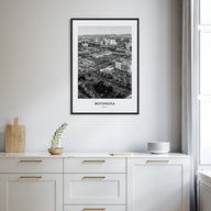 Botswana Portrait B&W Poster