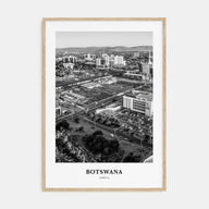 Botswana Portrait B&W Poster