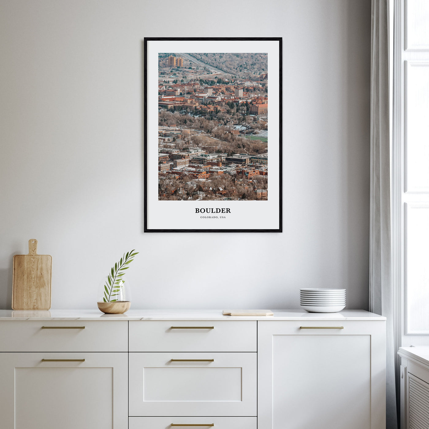 Boulder Portrait Color No 2 Poster
