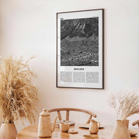 Boulder Print Black and White No 3, Boulder Wall Art, Boulder Poster, Boulder Photo, Boulder Décor, Colorado, USA, United States, America