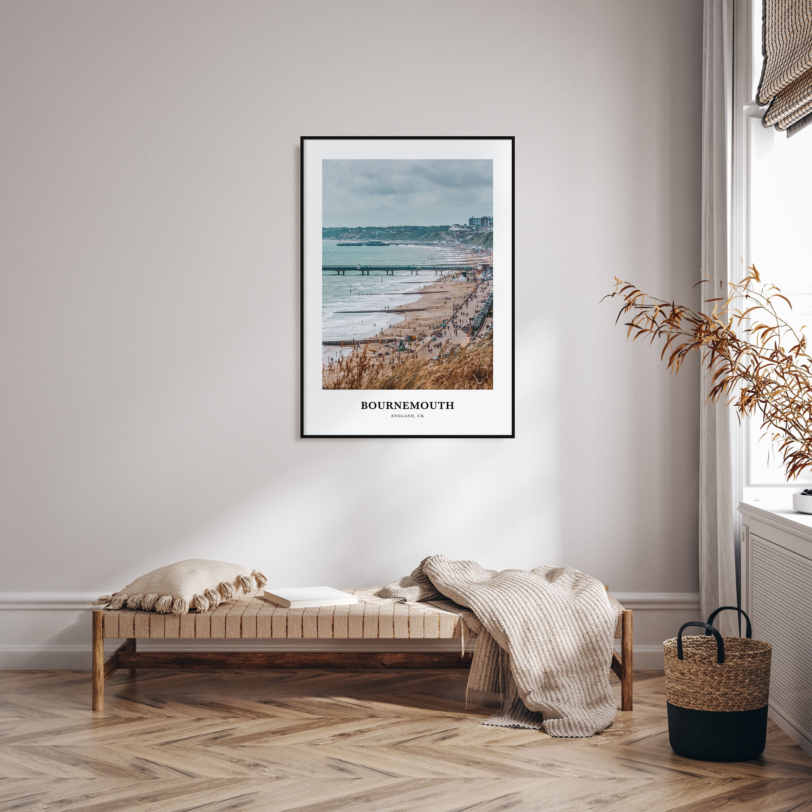 Bournemouth Portrait Color Poster