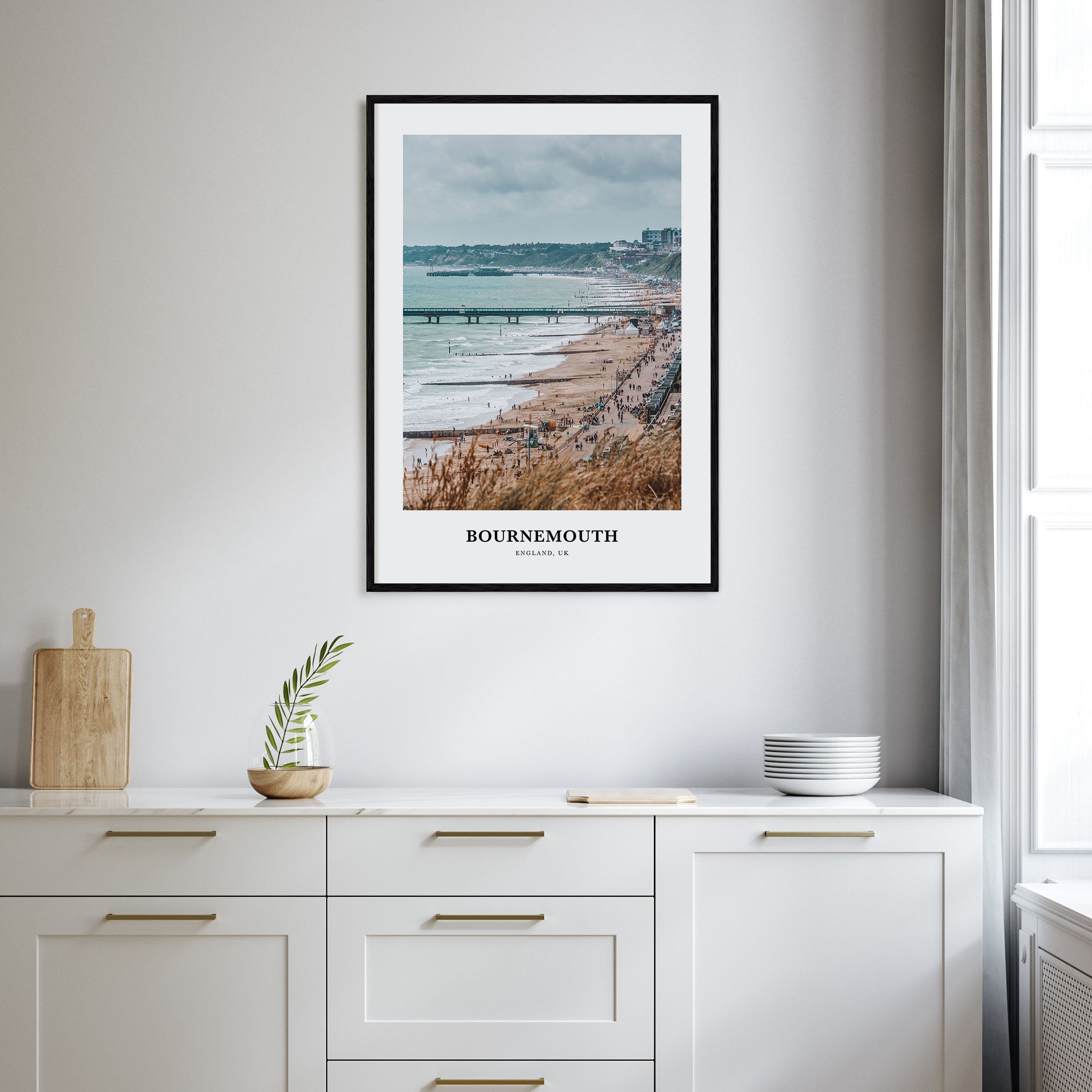 Bournemouth Portrait Color Poster