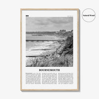 Bournemouth Print Black and White, Bournemouth Wall Art, Bournemouth Poster, Bournemouth Photo, Bournemouth Wall Décor, Bournemouth Map,
