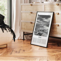 Bowen Print Black and White, Bowen Wall Art, Bowen Poster, Bowen Photo, Bowen Wall Décor, Bowen Map, Australia