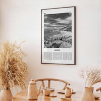 Bowen Print Black and White, Bowen Wall Art, Bowen Poster, Bowen Photo, Bowen Wall Décor, Bowen Map, Australia