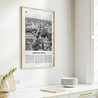 Bowling Green Print Black and White Kentucky, Bowling Green Wall Art, Bowling Green Poster, Bowling Green Photo, Bowling Green Map, USA
