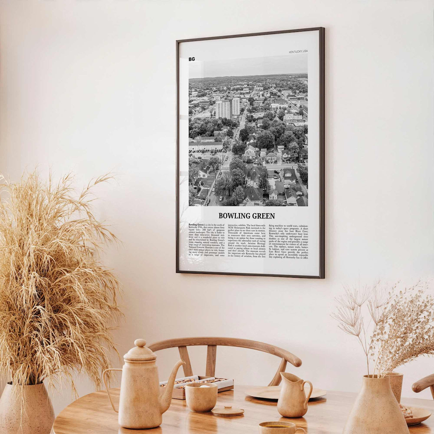 Bowling Green Print Black and White Kentucky, Bowling Green Wall Art, Bowling Green Poster, Bowling Green Photo, Bowling Green Map, USA