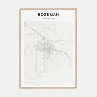 Bozeman Map Portrait Poster