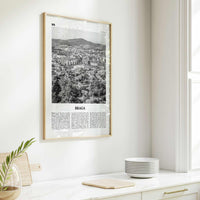 Braga Print Black and White, Braga Wall Art, Braga Poster, Braga Photo, Braga Wall Décor, Travel Poster Print, Portugal, Norte, Portuguesa