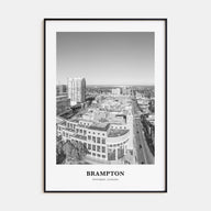 Brampton Portrait B&W Poster