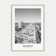 Brampton Portrait B&W Poster