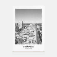 Brampton Portrait B&W Poster